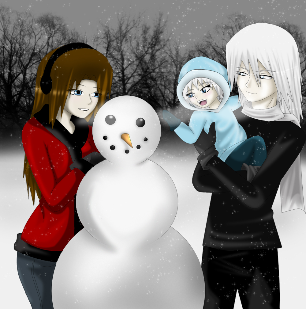 Playing in the snow -Hizaki- by melina678