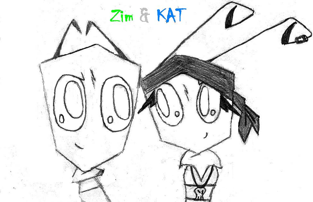 KAT & Zim/Lovers!!!! *request for Demonic_Sora* by melissa_invader