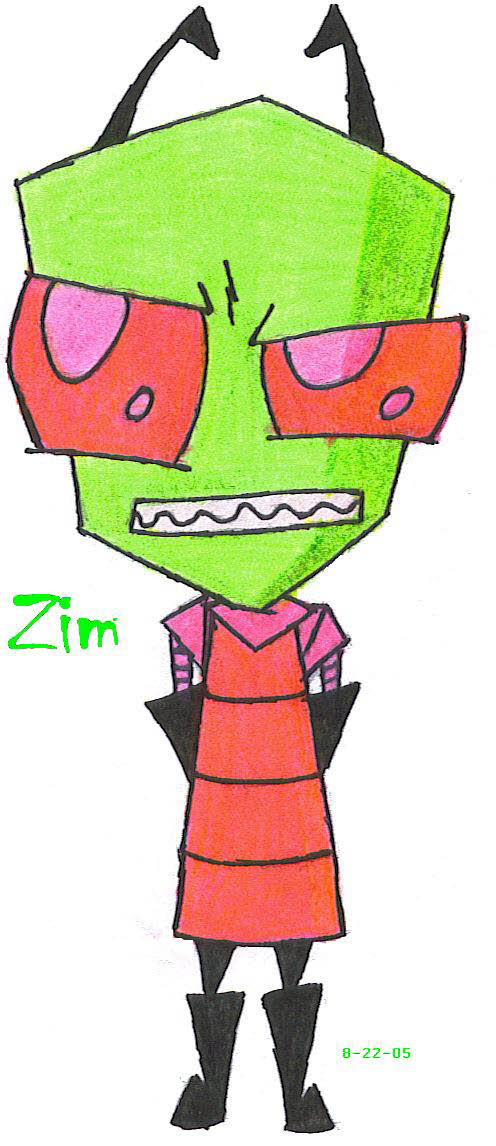 3rd Zim *colored* by melissa_invader