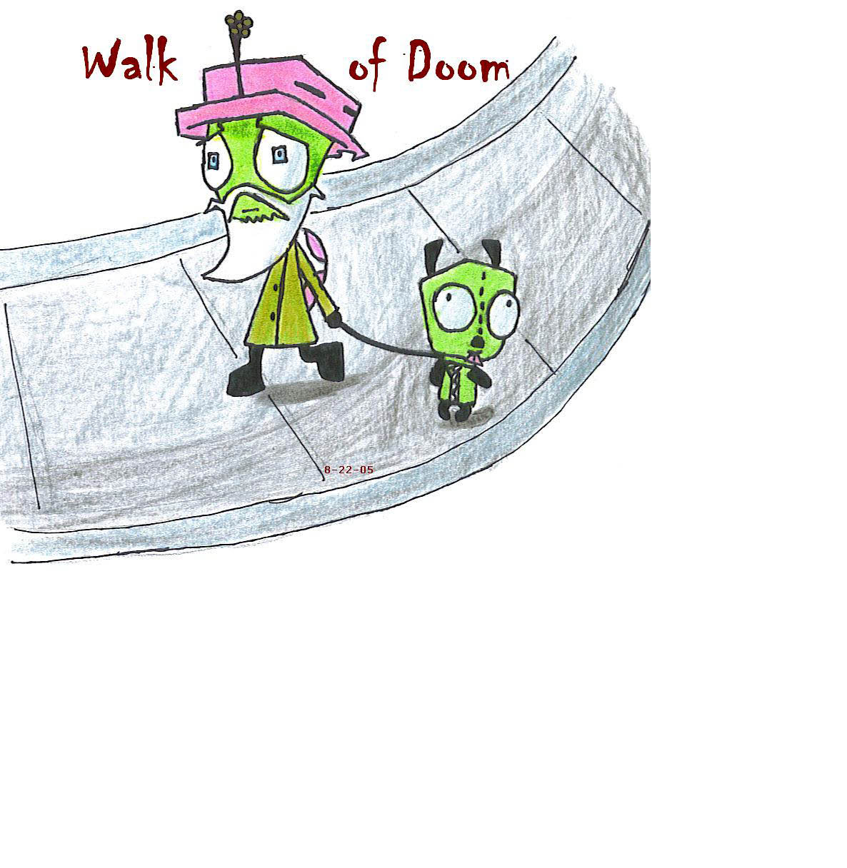 Walk of Doom *Zim and Gir* by melissa_invader