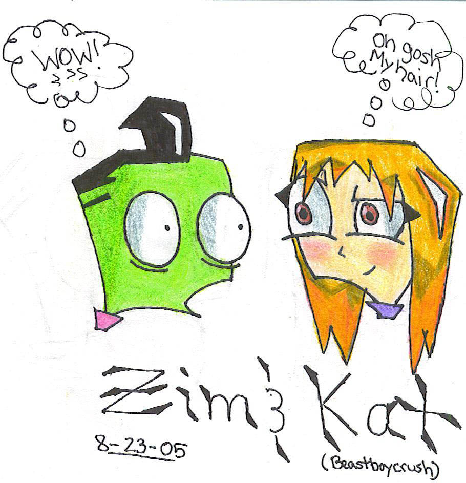 Zim and Kat *request for Beastboycrush* by melissa_invader