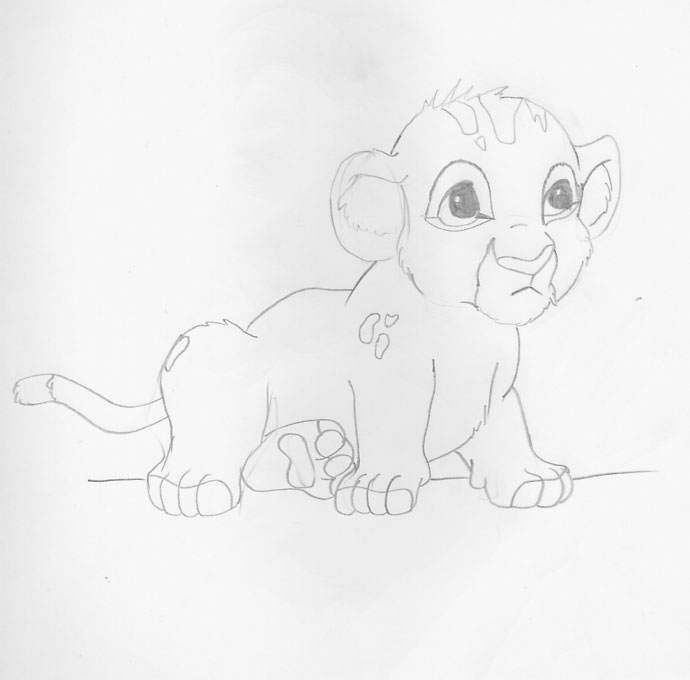 Baby Simba by meltrustsno1