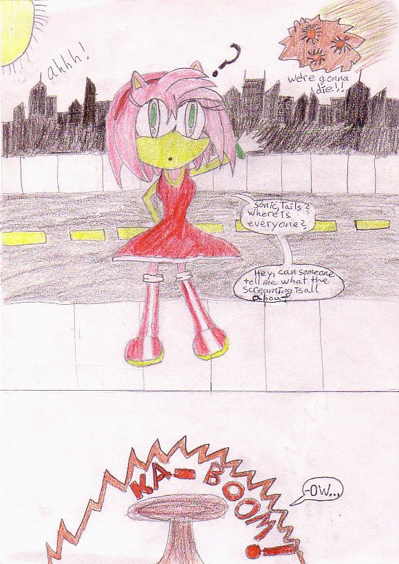 The ditz known as Amy Rose by mendoza0089
