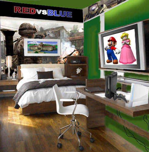 my dream game bedroom :) by mendoza0089