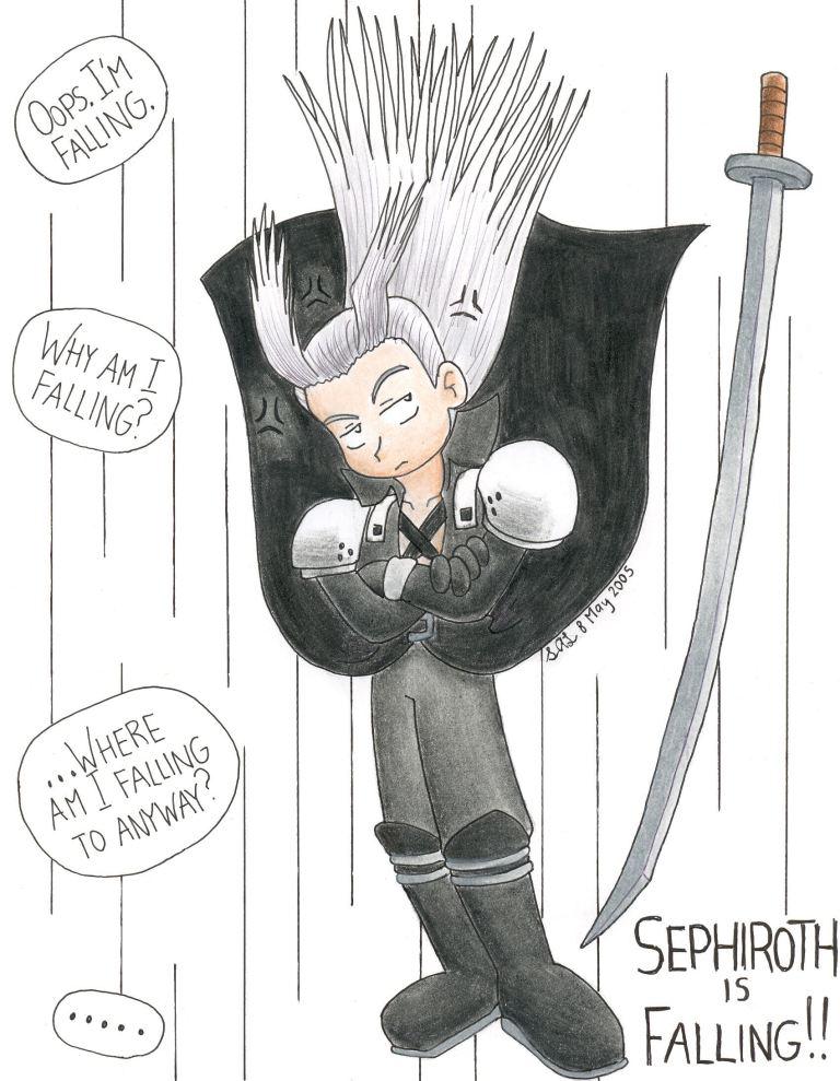 Sephiroth is Falling!! by meteorsummoner88