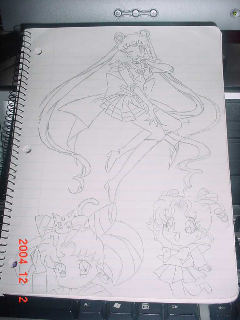 sailor moon and kids!!^^ by mew-maple