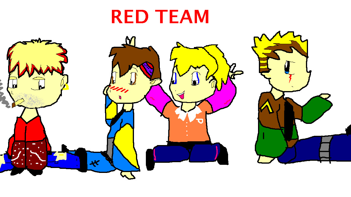 Red Team Chibis by mew101