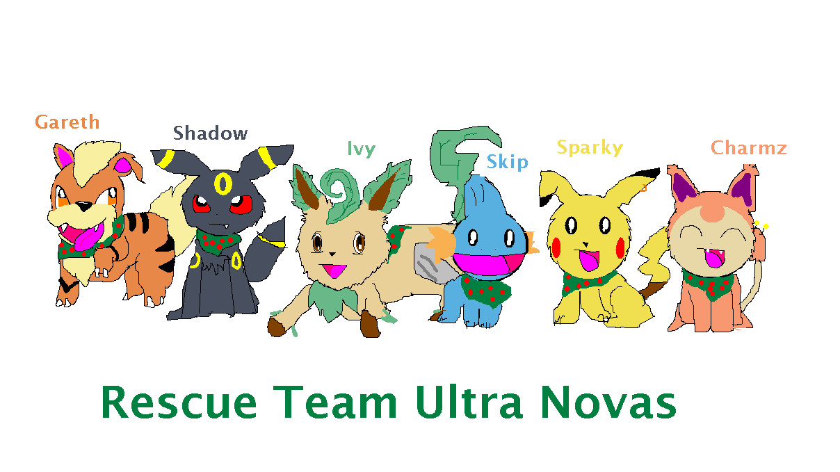 ultra nova rescue team by mew101