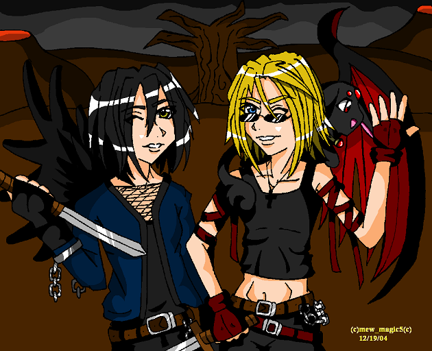 Adrian and Chaos:request for Alicifer by mewmagic5
