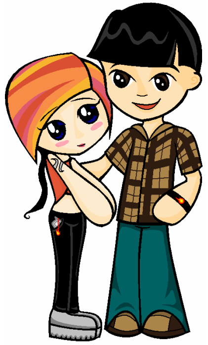 Kurt &amp; Kimiko (Request for Puppygirl9) by mewmew