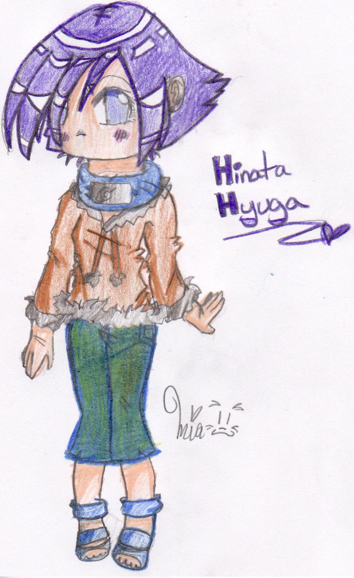 Hinata hyuga;colored by mewmintominto