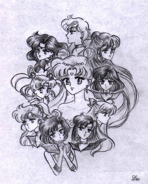 The Girls Of Sailor Moon by michelledao