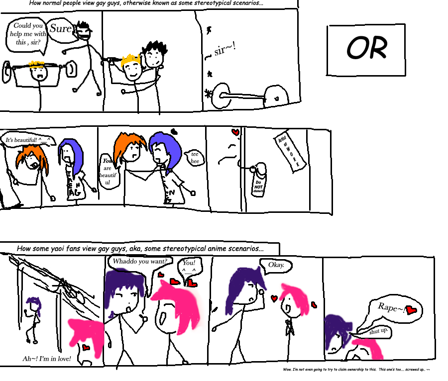 The Gayest Stick Figure Comic Ever by michi_no