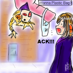 Wanna Plastic Bag?" by michi_no
