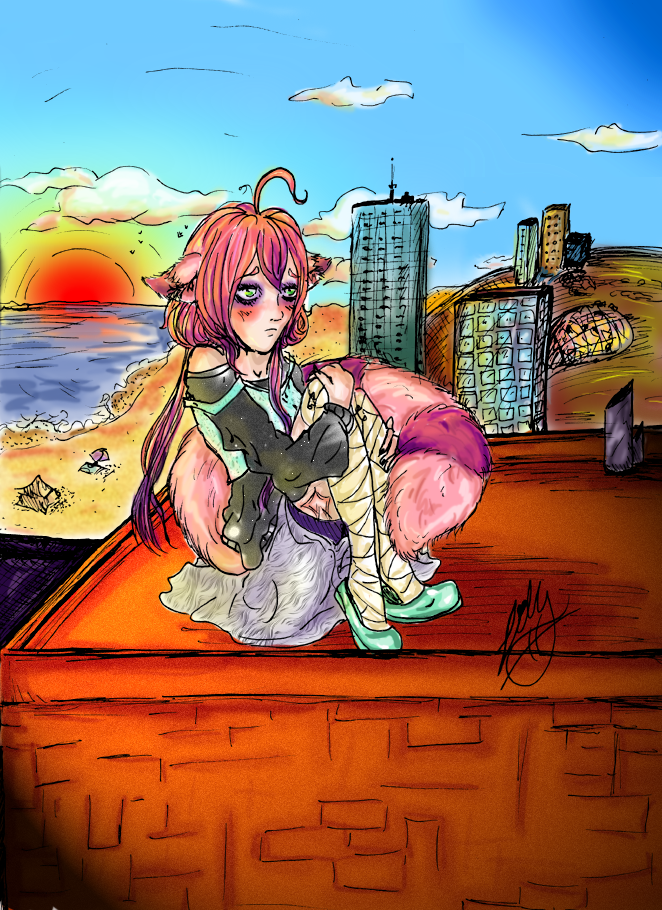 Lita and the Sunset by michi_no