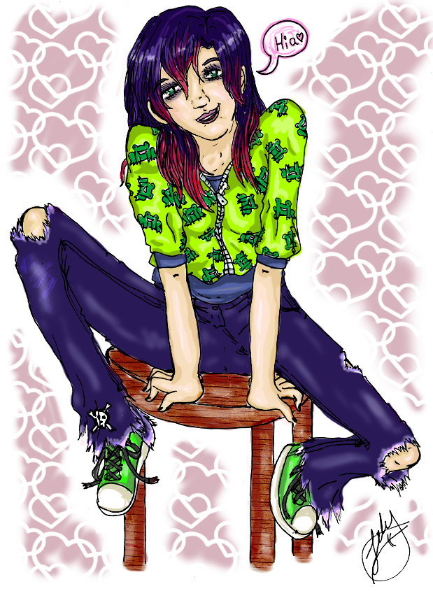 Stacey and the Frog Shirt by michi_no