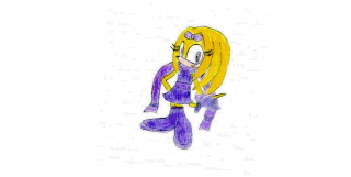 My sister in sonic form by mickyD503