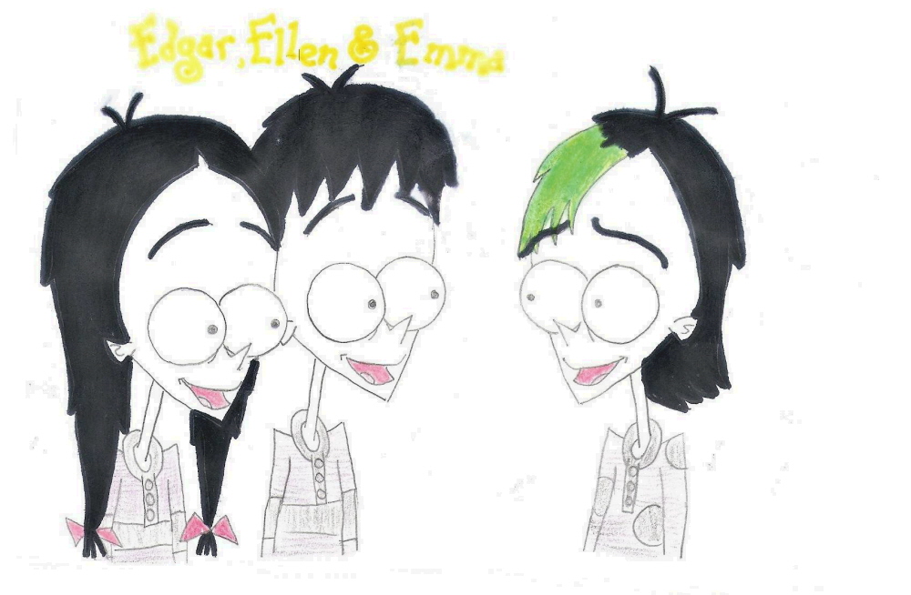 Edgar, Ellen and Emma by mickyD503