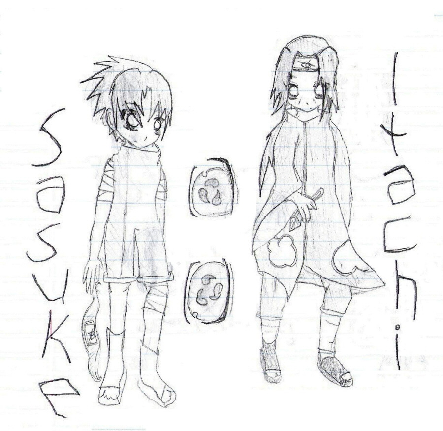 Sasuke and Itachi by mickyD503
