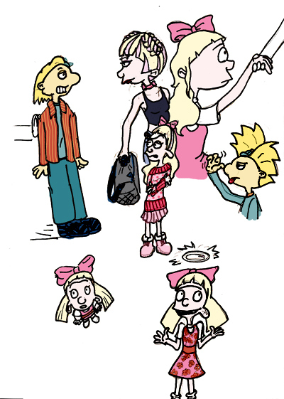 Hey Arnold! scribbles (1) by midnightoasis