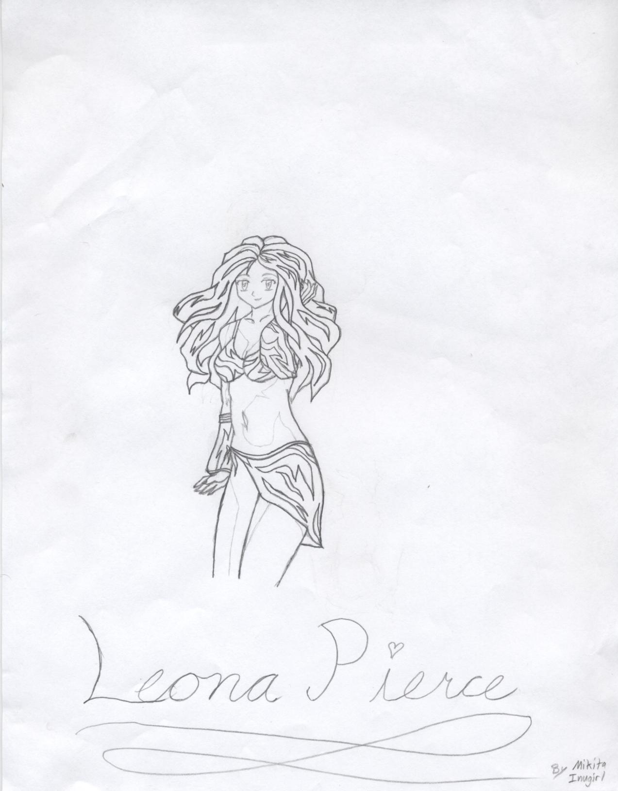 Leona Pierce (New style) Woo! by mikita_inugirl