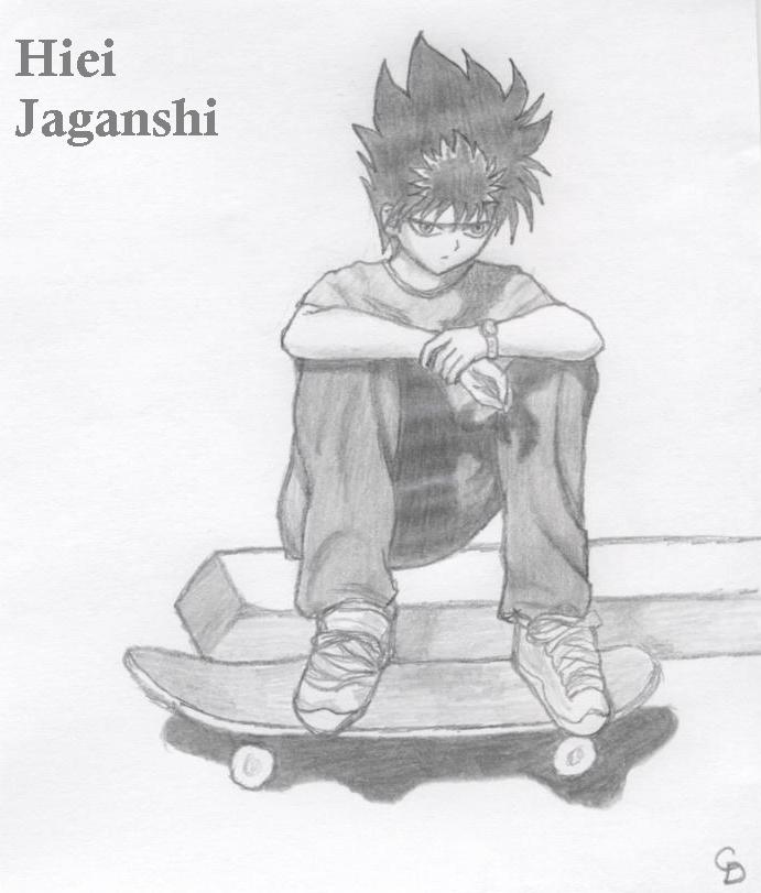 Skater Hiei. (So hot!) by mikita_inugirl