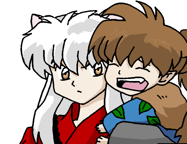 Inuyasha and Shippo by mikita_inugirl