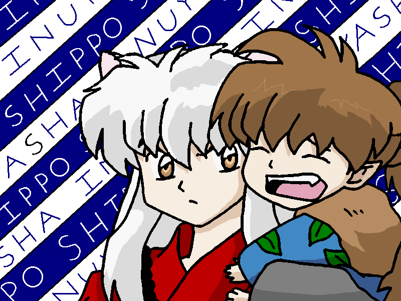 Inuyasha and Shippo wallpaper by mikita_inugirl