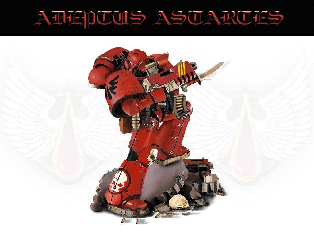 Warhammer 40,000: Blood Angels Marine by mikkow