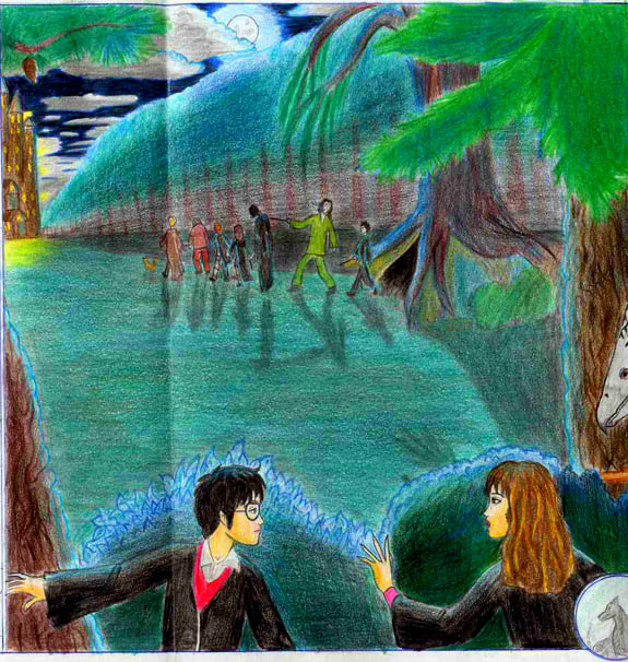 Harry & Hermione (FULL MOON) by milad