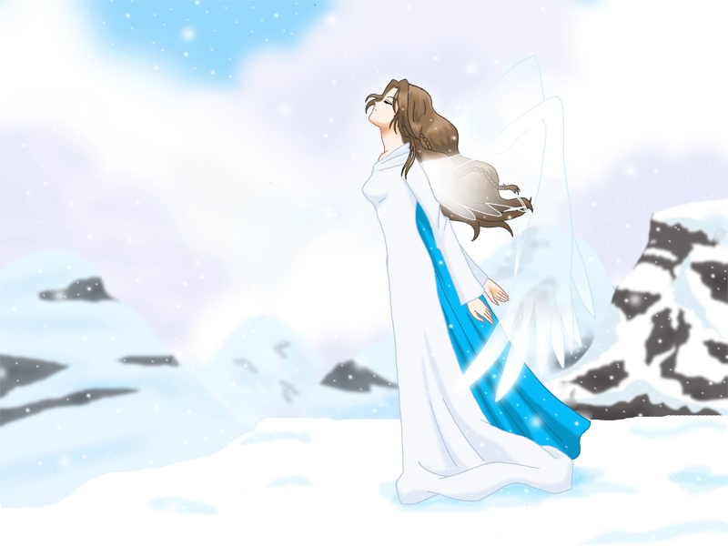 Angelic snow by milad