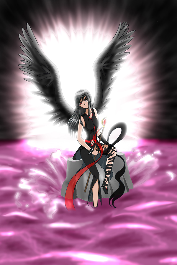 Angel of darkness-fallen angel 5 by milad
