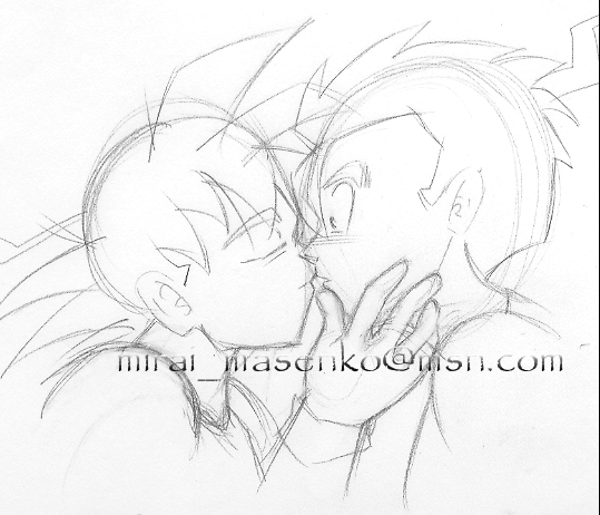 The Fourth Kiss of Gohan by mimo