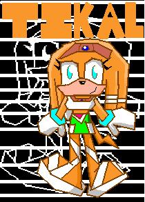 tikal in sonic battle style by minamongoose