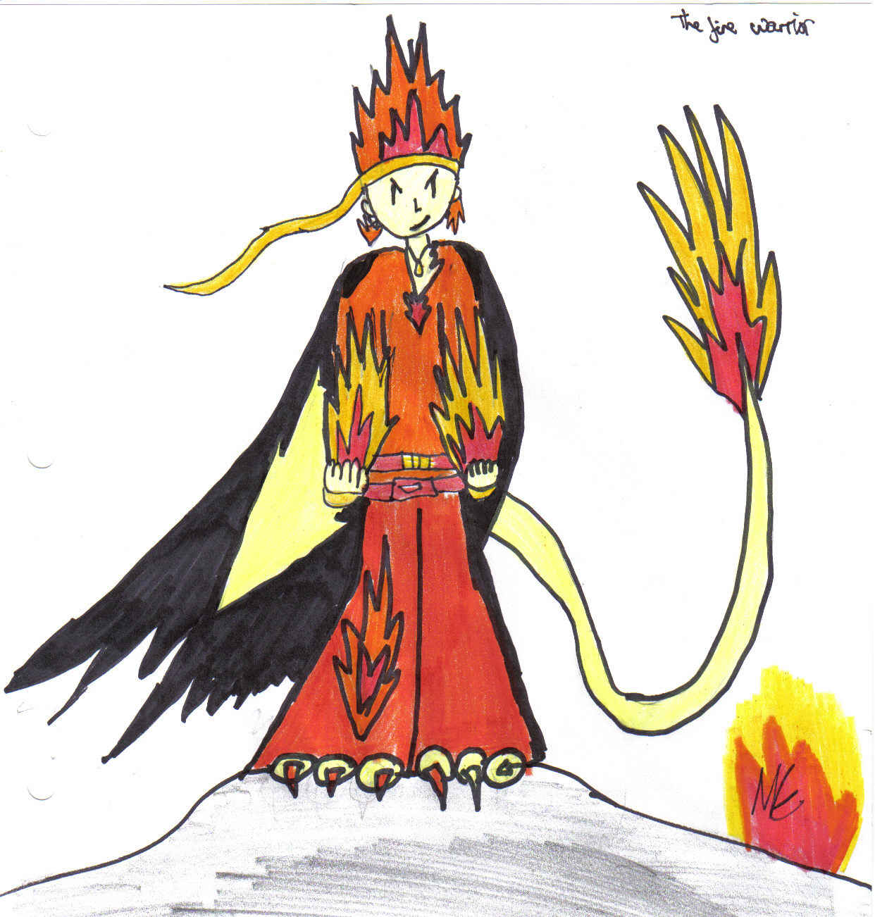 fire warrior by minieero
