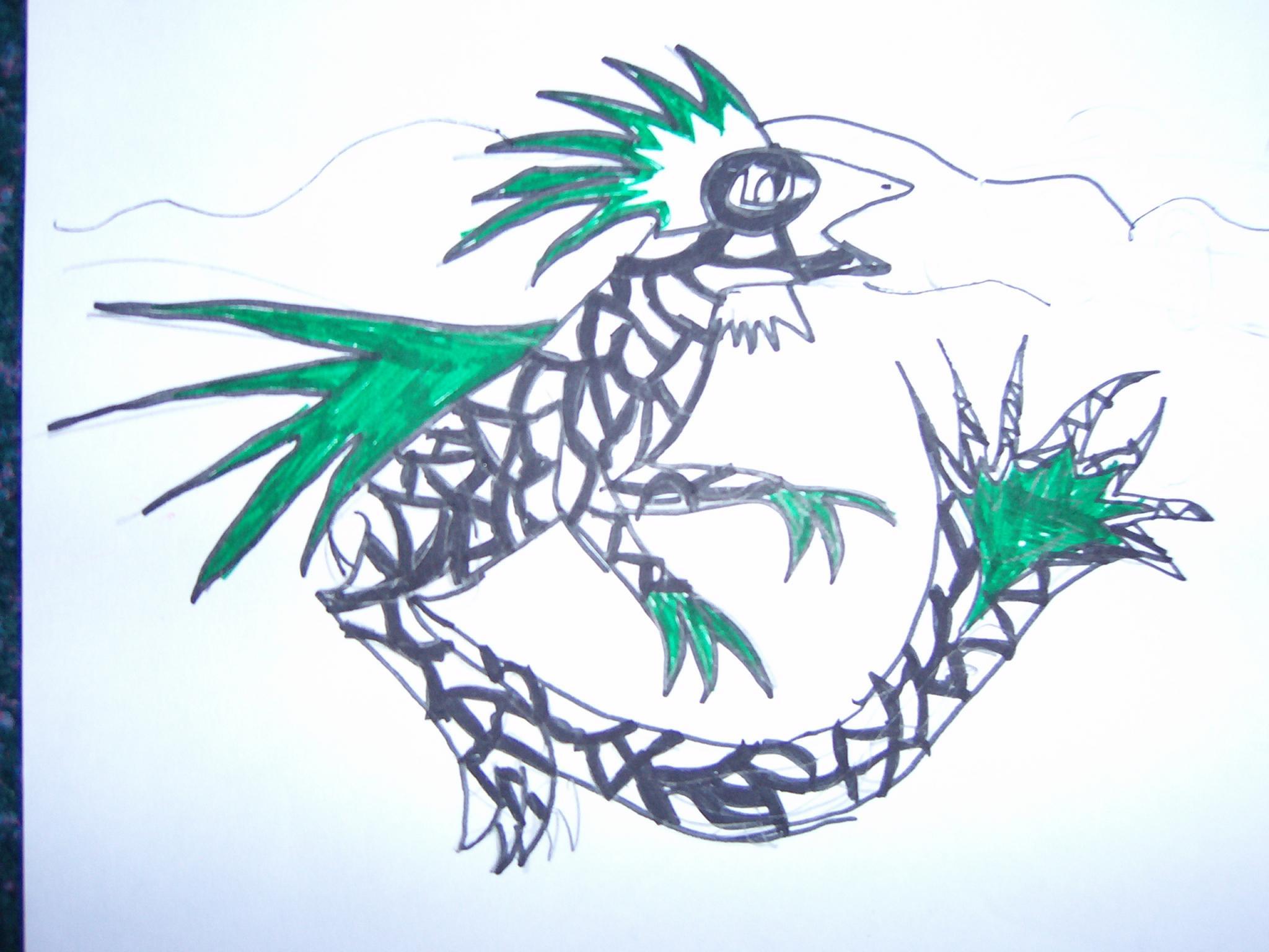 funny looking dragon! by minieero