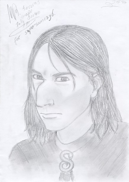 Severus Snape( for supersam1296) by miriamartist