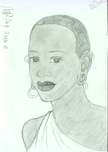 Ethiopian girl by miriamartist