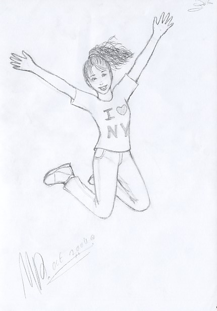 jumping girl by miriamartist