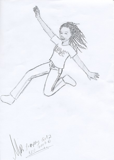 jumping girl2 by miriamartist