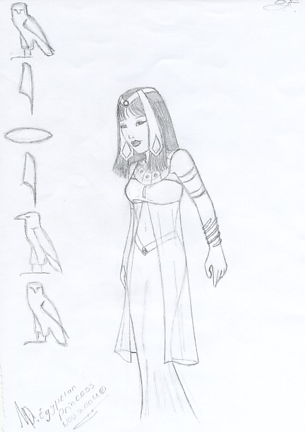 Egyptian princess by miriamartist