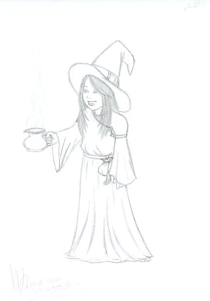 little witch by miriamartist