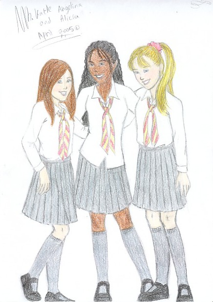 Katie, Angelina and Alicia by miriamartist