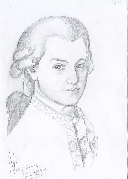 Mozart by miriamartist
