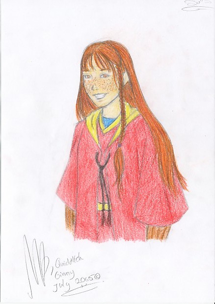 Ginny Quidditch by miriamartist