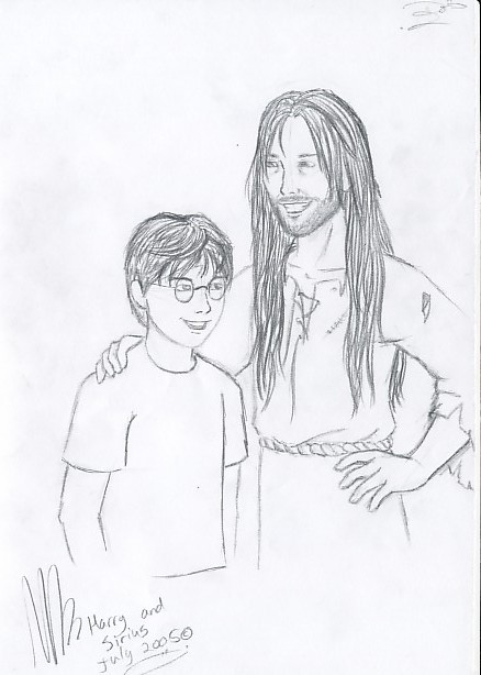 Harry and Sirius by miriamartist