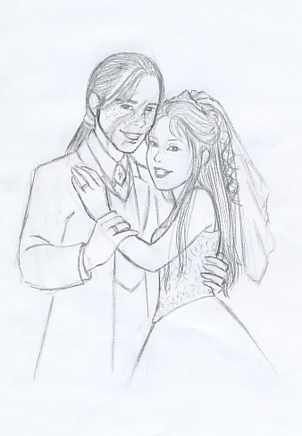 Fleur and Bill's wed pic by miriamartist