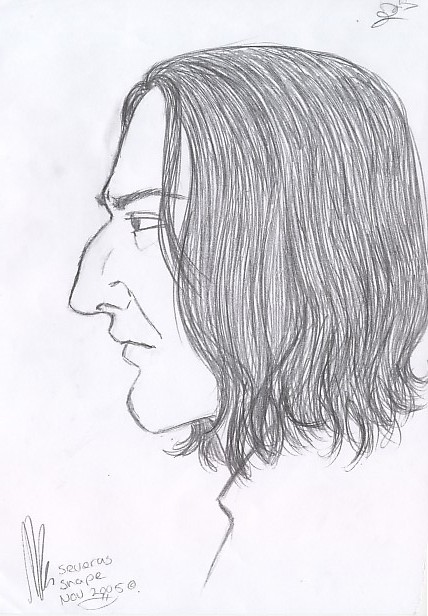 Severus Snape by miriamartist