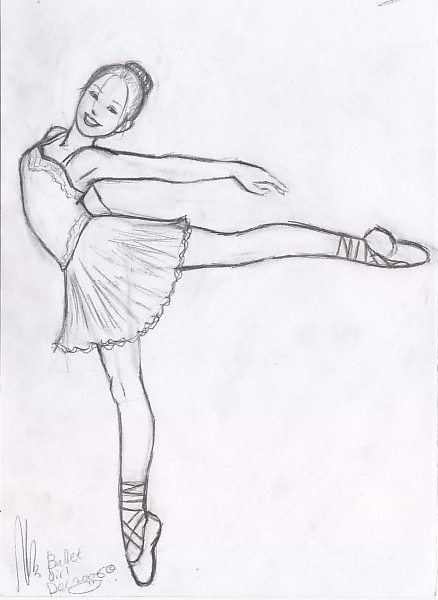 Ballet girl by miriamartist