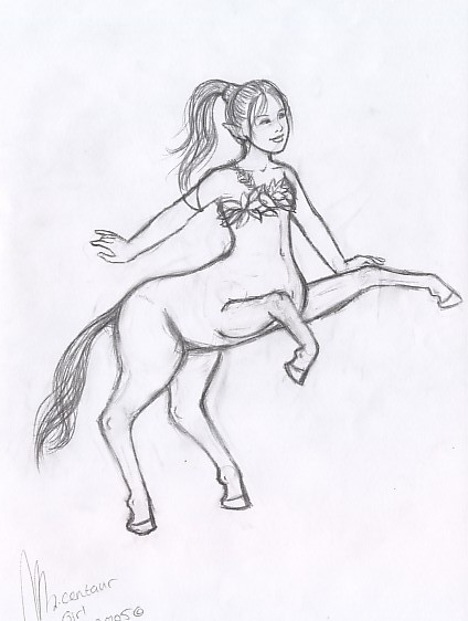 Centaur girl by miriamartist
